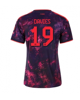 Billige Fotballdrakt Bayern Munich Alphonso Davies #19 Replika Tredjedrakt Dame 2026-27 Kortermet